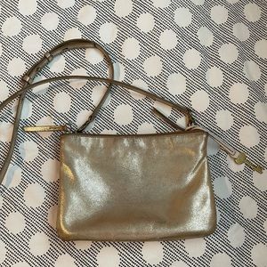 Fossil Gold Crossbody Purse